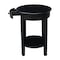 International Concepts Phillips Accent Table with Drawer, Black OT46-2128 - alternate 9